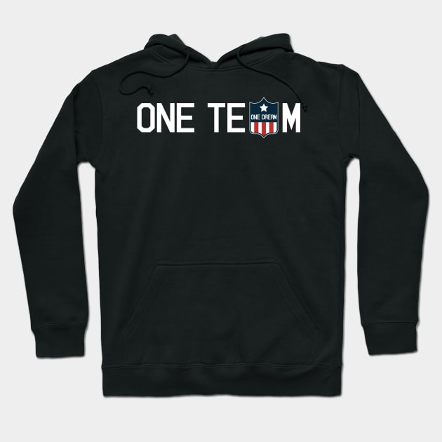 One team, One dream Football Jersey tshirt tee shirt Hoodie by BlabberBones